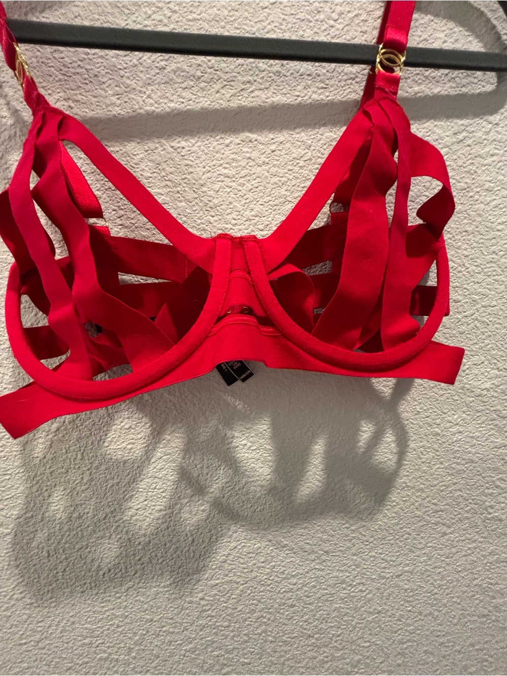 Victoria's Secret Red Strappy Underwire Bra